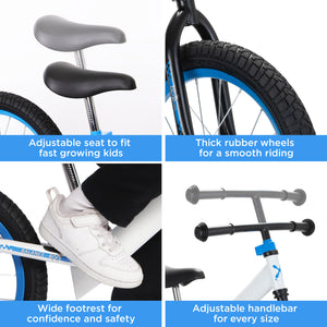 16" Pro Balance Bike for 5-9 Year Olds